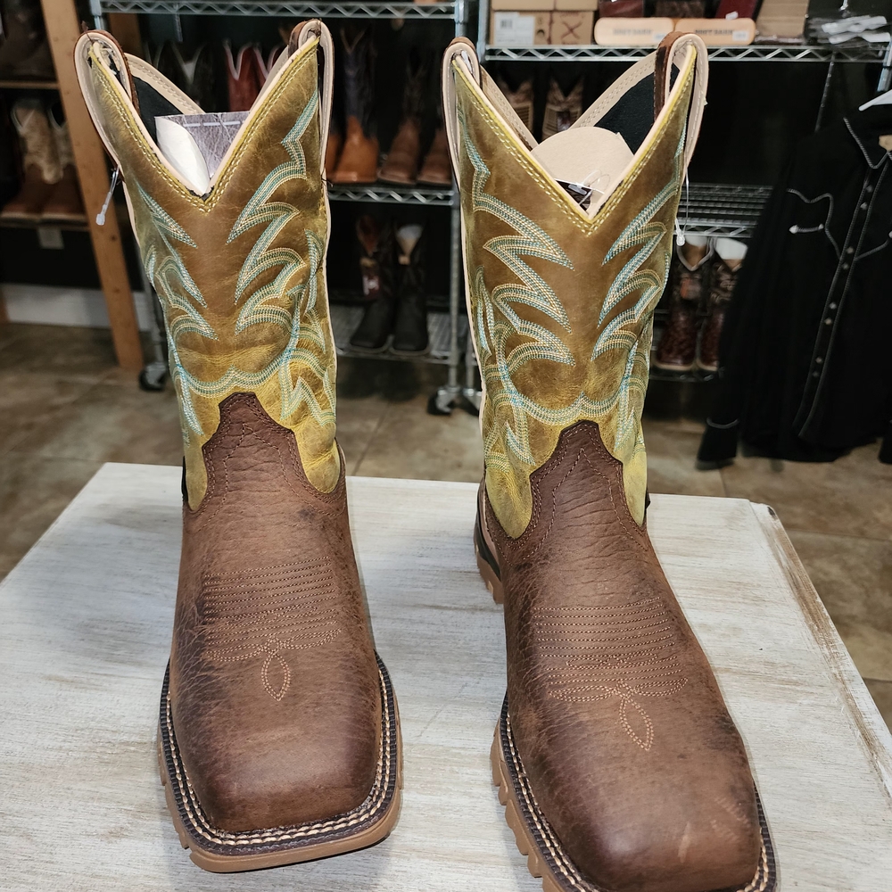 Tony Lama Brown and Gold Western Boots